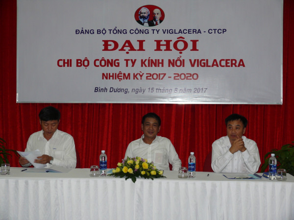 Chi bộ Công ty kính nổi Viglacera đã tổ chức thành công Đại hội Chi bộ nhiệm kỳ 2017 – 2020